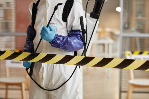 Professional Biohazard Cleanup technician working in Mount Vernon, IL